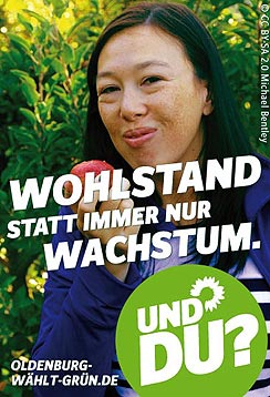 Anzeige: Wohlstand statt immer nur Wachstum