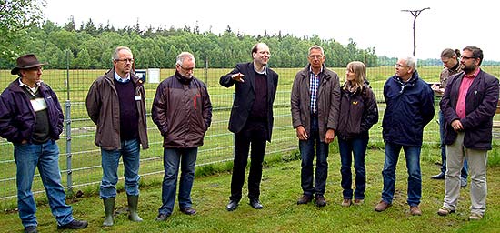 Ortstermin im Hankhauser Moor
