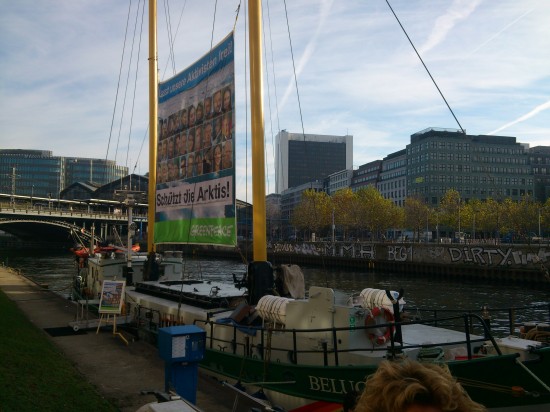 Das Greenpeace-Schiff Beluga II