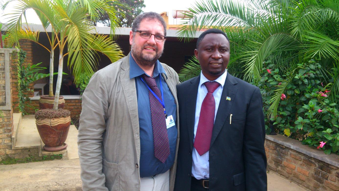 Mit dem GRÜNEN Vorsitzenden Dr. Frank Habineza