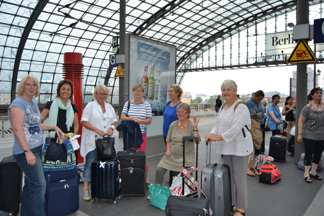Abschied auf dem Bahnhof