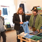 Toni und Peter bei supermarché (Grüne Bundestagsfraktion ©)