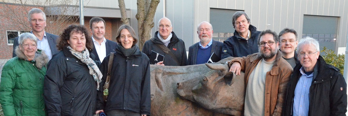Mit einer großen Delegation der Ammerländer GRÜNEN bei der Molkerei Ammerland eG