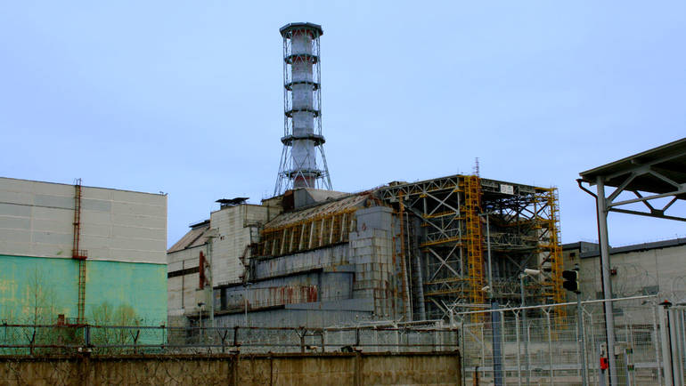 Am 26. April 1986 explodierte der Block 4 des Atomkraftwerks Tschernobyl. © picture alliance / dpa