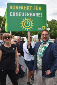 Peter Meiwald auf der Demo Energiewende retten!