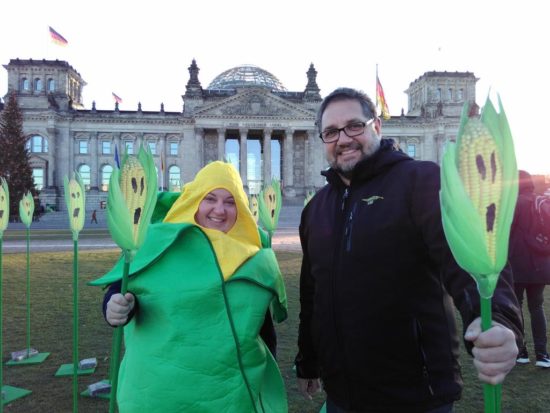 Protest gegen das Gentechnikgesetz