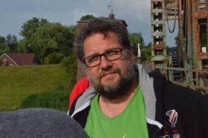 Dieses Foto entstand während meiner Sommertour 2015 auf der damals noch intakten Friesenbrücke bei Weener.