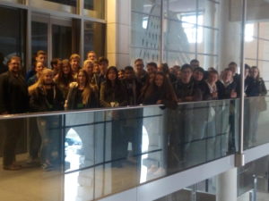 Gruppenbild mit Adler