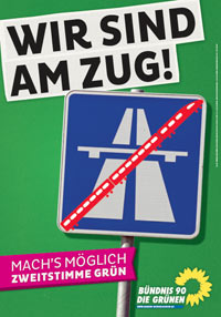 plakat: Wir sind am Zug (LTW2013)