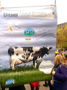 Gesehen auf der Agrardemo in Hannover im November 2012