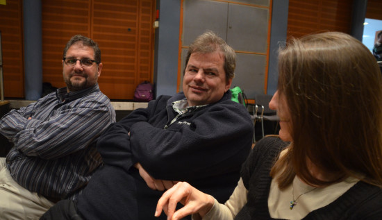 V.l.n.r.: Ich, Jens Rowold, Sonja Wagner