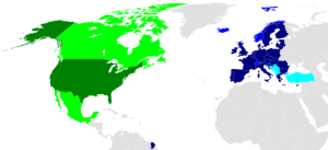 Staaten des TTIP (TAFTA)