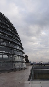 Auf dem Dach des Reichstages