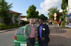 Frank Habineza (rechts)