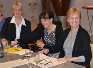V.l.n.r.: Hilke Schauland, Anett Schmittendorf, Maria Klein-Schmeink (MdB)