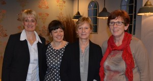 V.l.n.r.: Hilke Schauland Anett Schmittendorf Maria Klein-Schmeink (MdB), Uschi Fietz 
