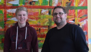Praktikant Titus  und ich