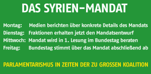 Parlamentsbeteiligung Syrien-Mandat