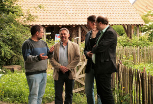 GRÜNE Gespräche darüber, wie Ottmar, Tammo, Christian und ich die Agrarwende umsetzen.