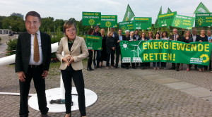 Peter Meiwald bei der Aktion Energiewende retten mit weiteren Mitgliedern der Bundestagsfraktion von Bündnis 90/Die Grünen