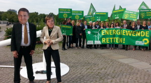 Peter Meiwald bei der Aktion Energiewende retten mit weiteren Mitgliedern der Bundestagsfraktion von Bündnis 90/Die Grünen