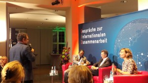 Peter Meiwald auf der GIZ Veranstaltung Ein Jahr Agenda 2030. Wo stehen wir heute?