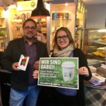 Peter Meiwald und Julia Post von der Initiative Coffee to go again