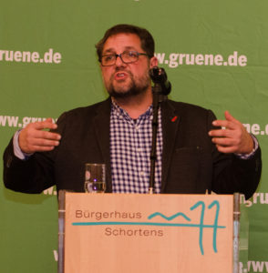Peter Meiwald, MdB. beim Neujahsempfang in Schortens. Foto: Ingbert Grimpe