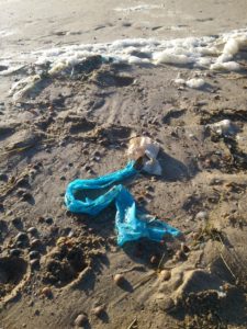 Sonne, Wellen und Reibung zersetzen das Plastik